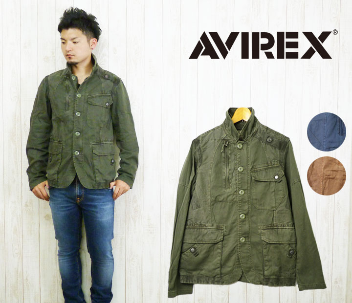 楽天市場】AVIREX アビレックス 長袖 キルト アーミー コート