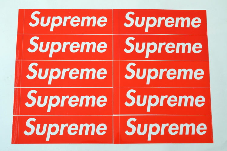 楽天市場】10枚セット 定番☆Supreme シュプリーム ステッカー
