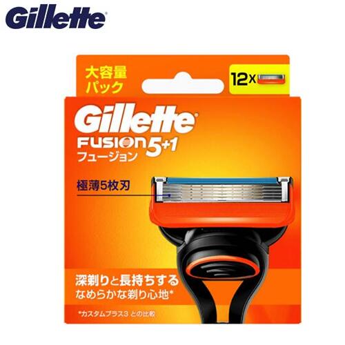 楽天市場】Gilletteジレット 【フュージョンパワー 】【替刃12個入