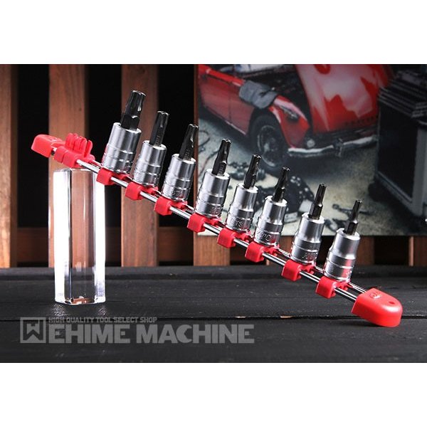 楽天市場】KTC 9.5sq. ショートT型トルクスビットソケットセット [8コ