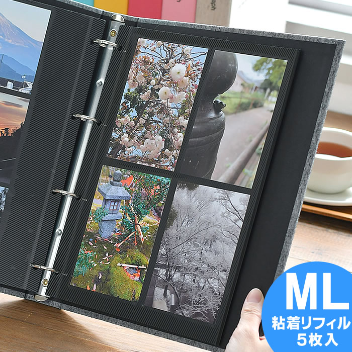 楽天市場】PDフォトアルバム 【ML(A4)サイズ用 粘着リフィル5枚入り