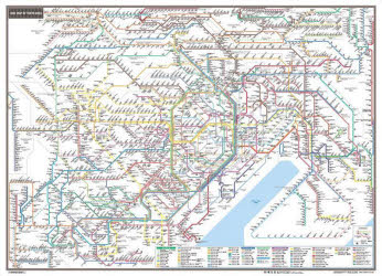 楽天市場】鉄道案内図（昭和19年発行復刻版） : 地図の店とうぶん