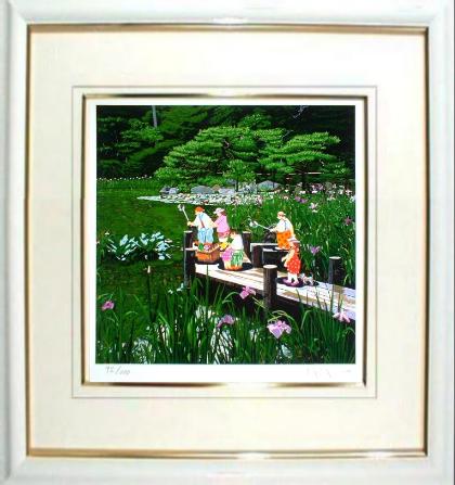 楽天市場】ヒロヤマガタ シルクスクリーン ノイシュヴァンシュタイン城