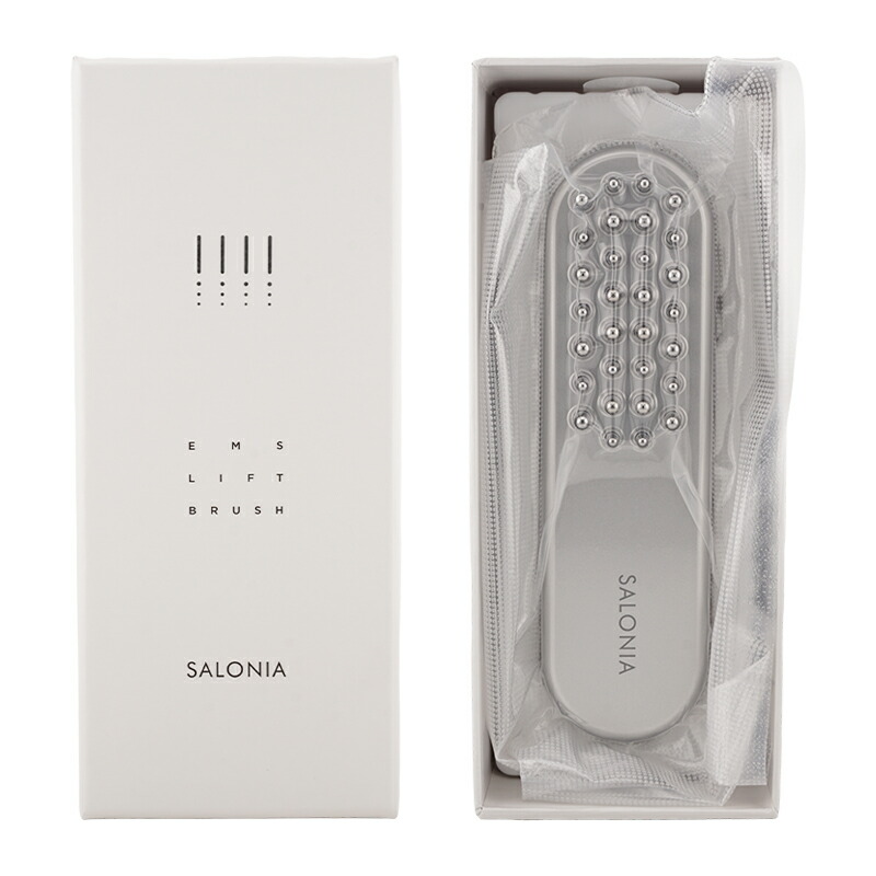 楽天市場】SALONIA サロニア EMS リフトブラシ 美顔器 ems リフト