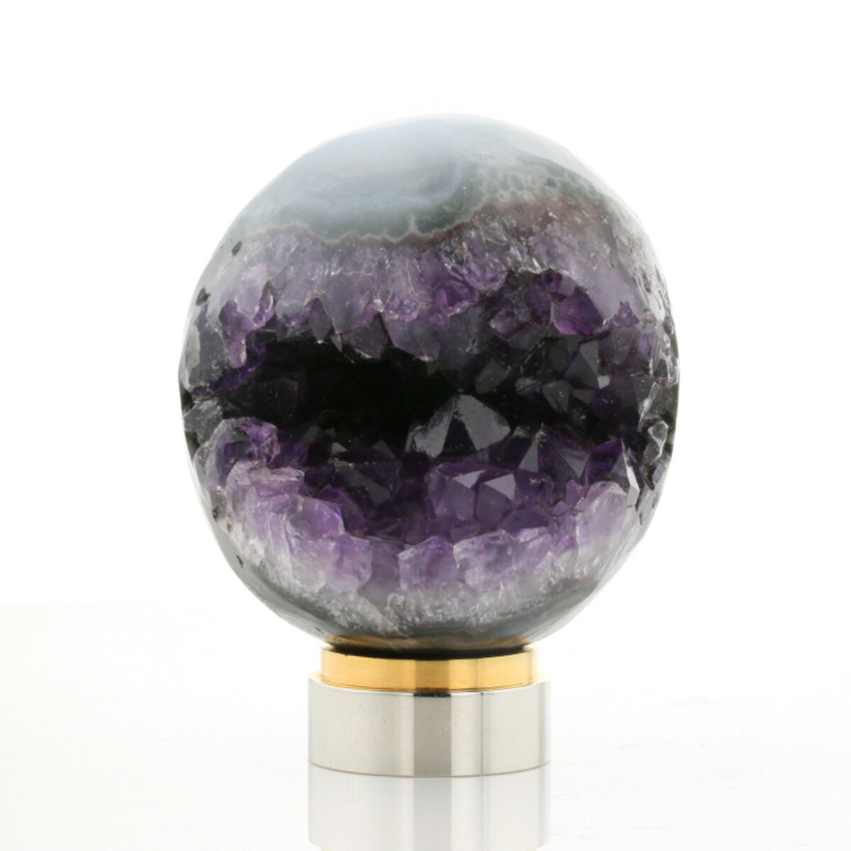 楽天市場】【笑口アメジスト スマイルボール 55-60mm】ブラジル産
