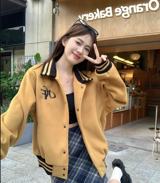 楽天市場】スタジャン ベースボールジャケット 韓国系ファッション