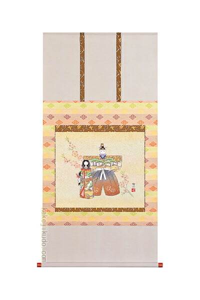 楽天市場】酒井抱一 掛け軸 紙雛図 原画逸翁美術館所蔵 送料無料