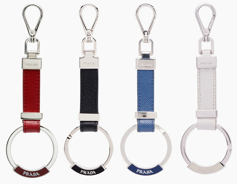 楽天市場】PRADA プラダ メンズ レディース三角ロゴプレートキーリング