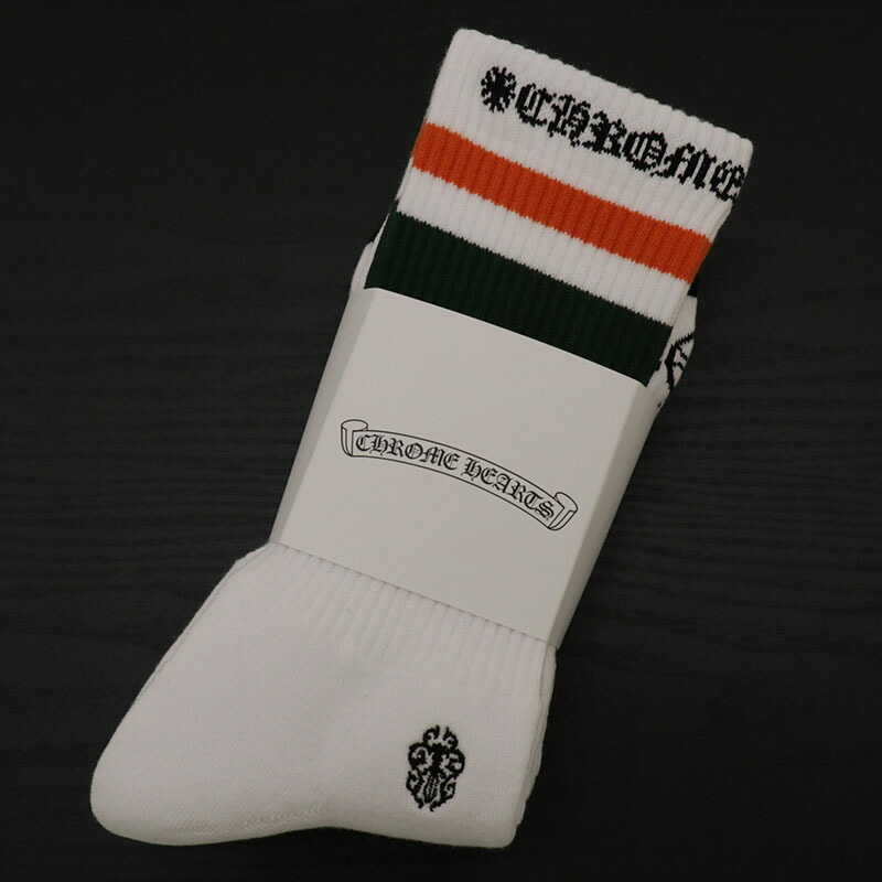 楽天市場】CHROME HEARTSOLD ENGLISH SOCKS - WHITE/GREENクロムハーツ