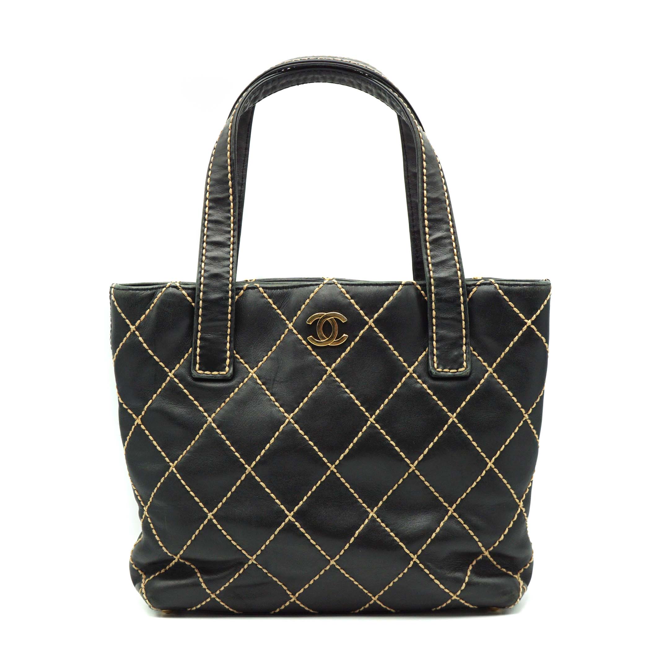 楽天市場】CHANEL シャネル ワイルドステッチ ココマーク トートバッグ