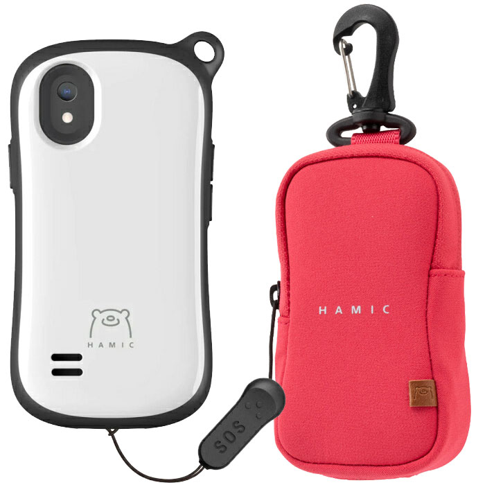 楽天市場】【セット】Hamic POCKET L 本体 ( ホワイト ) + 専用ポーチ