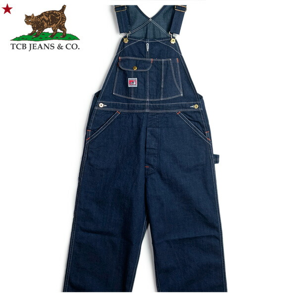 楽天市場】TCBジーンズ デニム オーバーオール “Wrecking Crew Pants