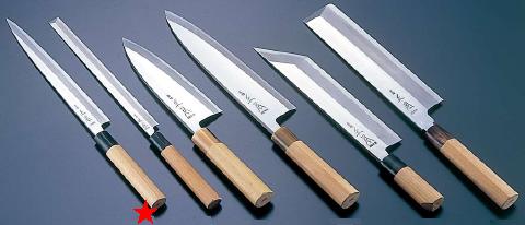 楽天市場】正本総本店 本焼青鋼 柳刃 刺身包丁 青紙一号鋼 300mm 1尺