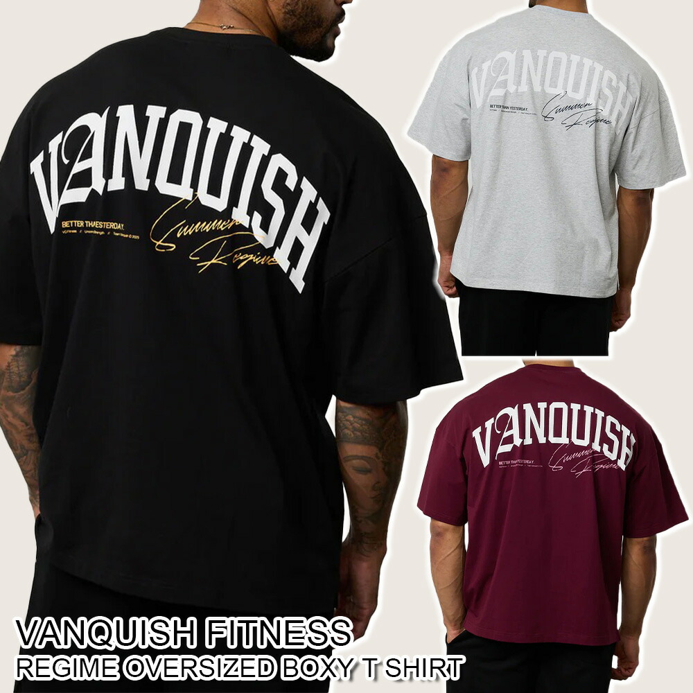 楽天市場】ヴァンキッシュ フィットネス 半袖 Tシャツ VANQUISH