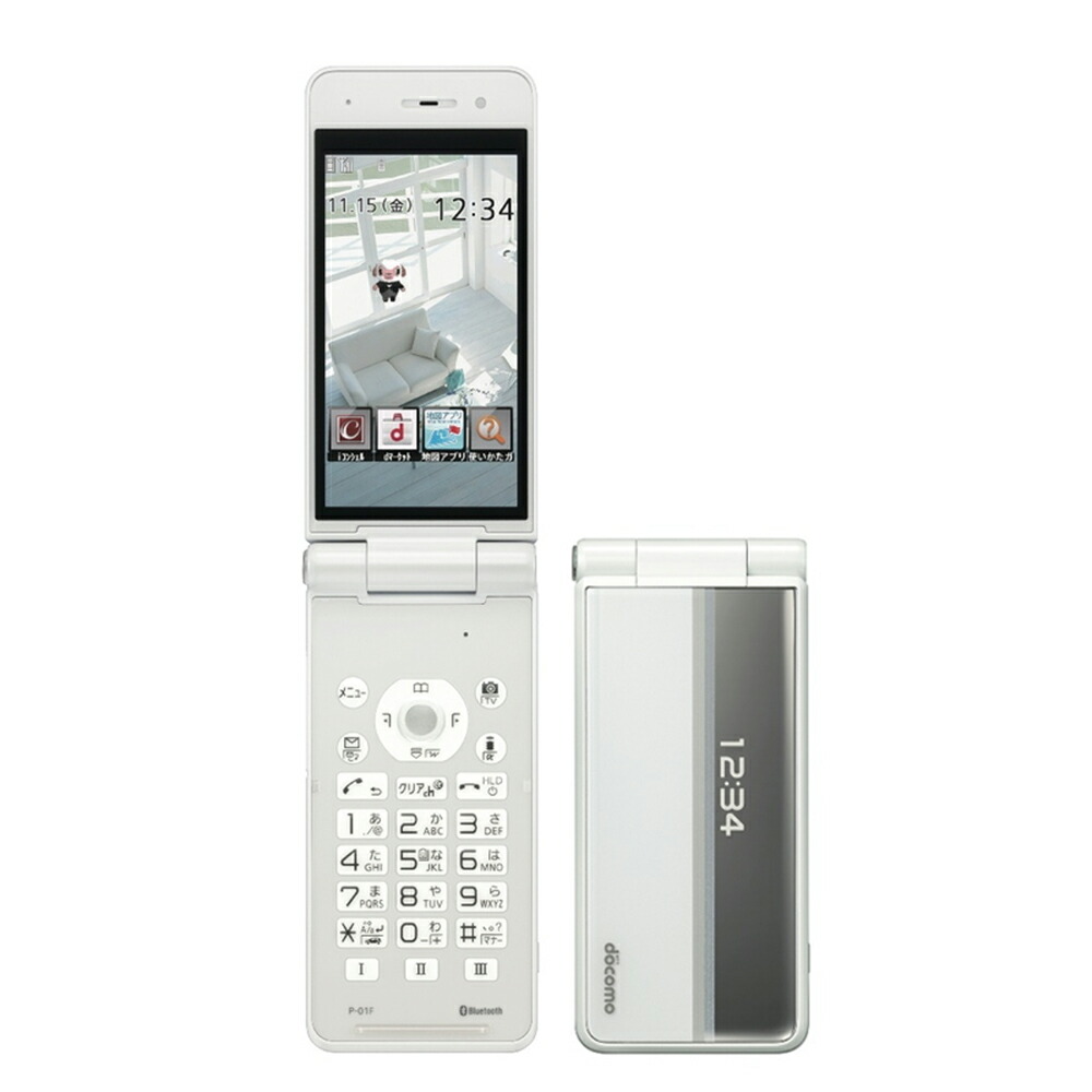 楽天市場】ドコモ ケータイ P-01F中古 白ロム 携帯電話パナソニック