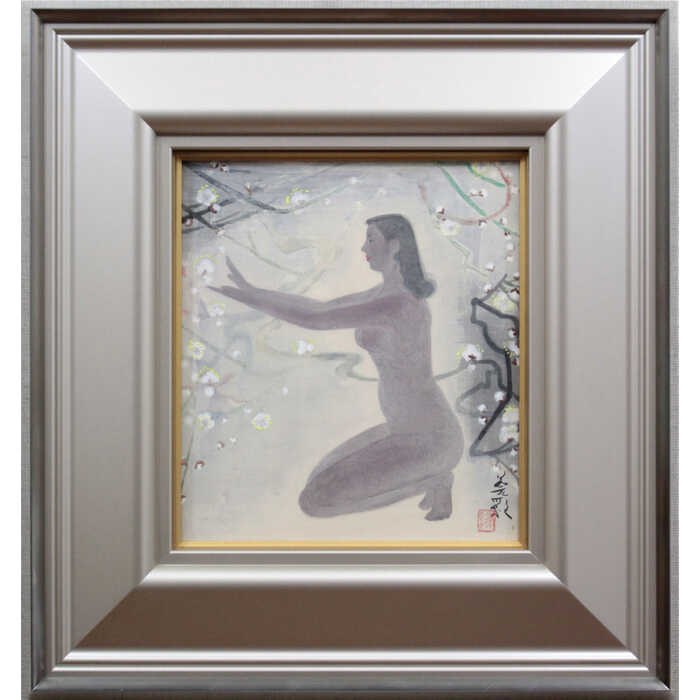 楽天市場】絵画 菅沼金六 油絵・油彩画 『裸婦』 人物 室内風景 美人