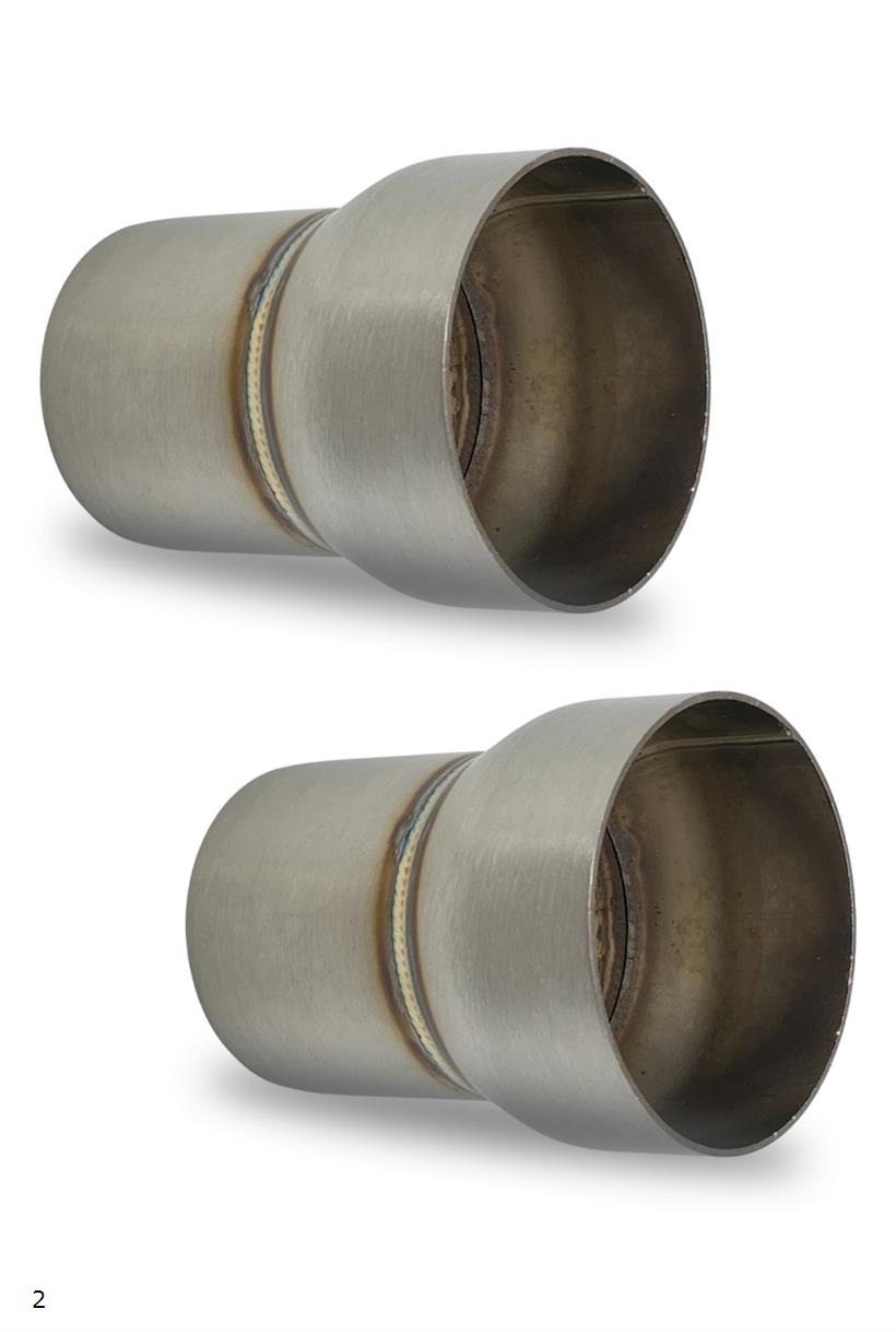 楽天市場】バイク マフラー用 差込径 変換アダプター ジョイントパイプ