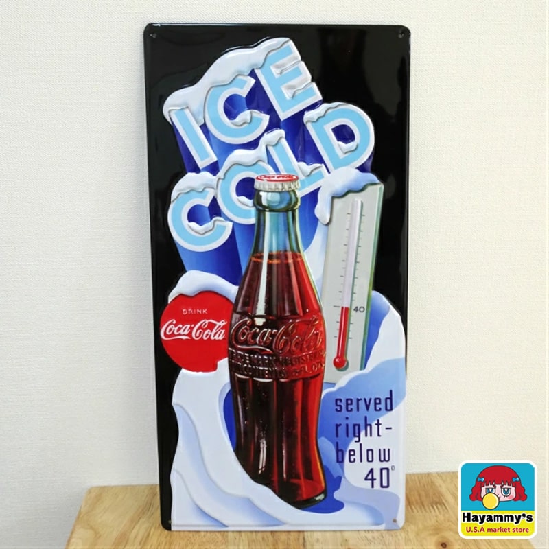 楽天市場】ブリキ看板 アンティーク コカコーラ 5ボトル ガレージ