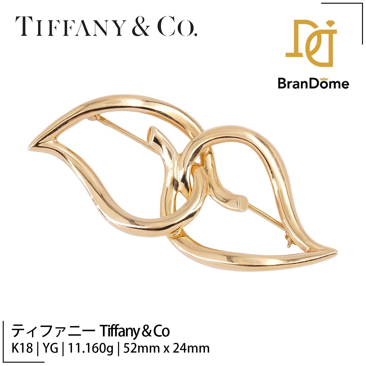 楽天市場】ティファニー Tiffany & Co. ブローチ リーフモチーフ K18YG