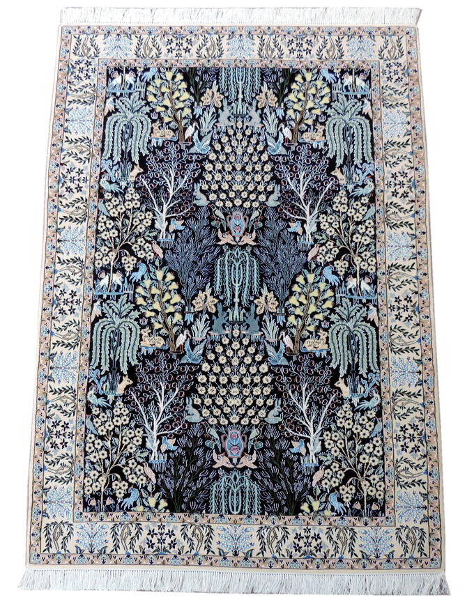 楽天市場】ペルシャ絨毯 カーペット ウール 手織り高級 ペルシャ絨毯の