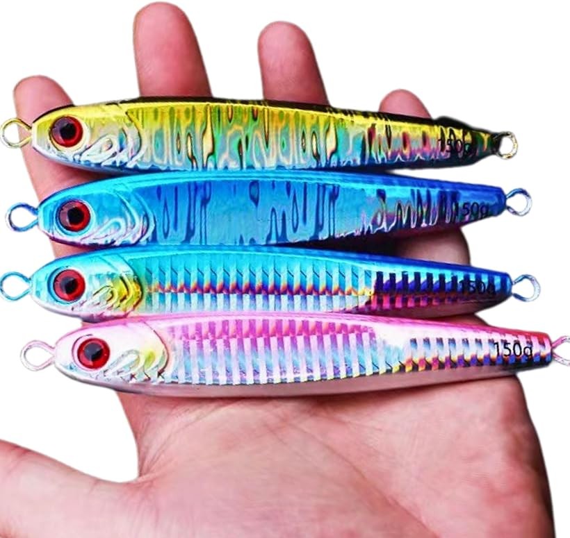 楽天市場】メタルジグ ルアー 4本 セット 4色 真鯛 ジギング