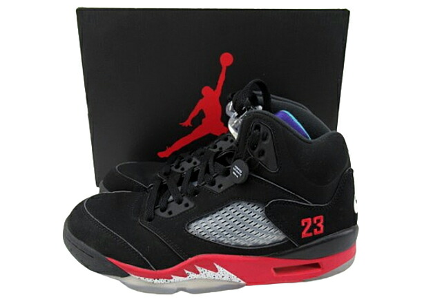 楽天市場】NIKE AIR JORDAN 5 RETRO TOP3 black/new emerald-fire red