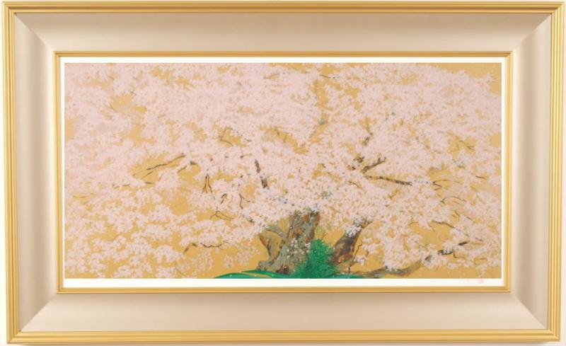 楽天市場】宇野千代 うす墨の桜 桜 絵画 淡墨桜 岐阜県本巣市根尾 和風