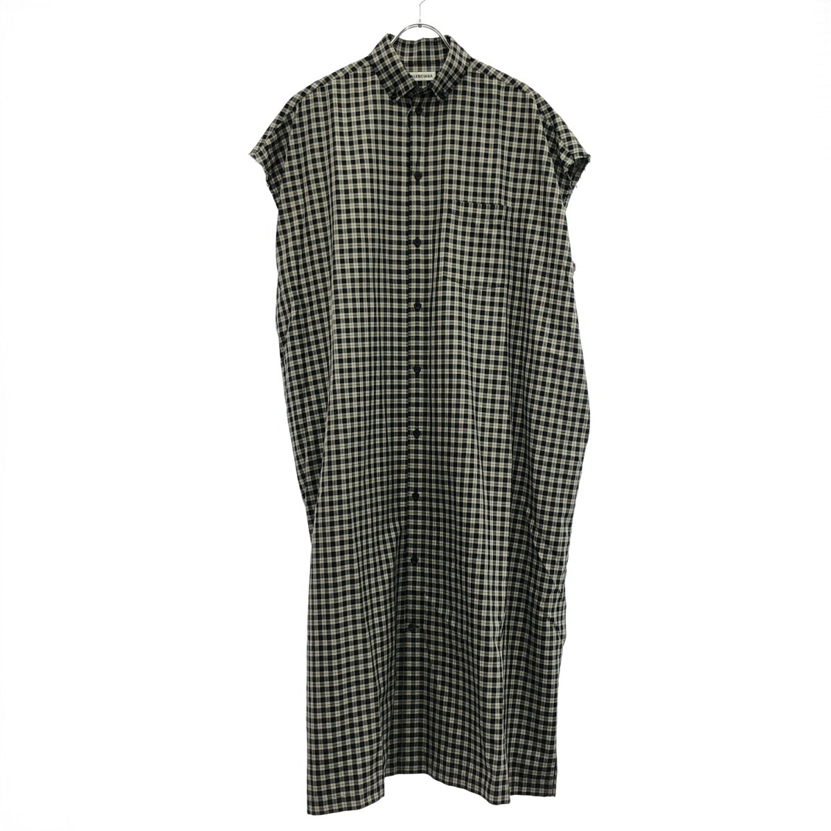 楽天市場】【中古】 BALENCIAGA （バレンシアガ） ｱｼﾝﾒﾄﾘｰ ｼｬﾂ ﾜﾝﾋﾟｰｽ