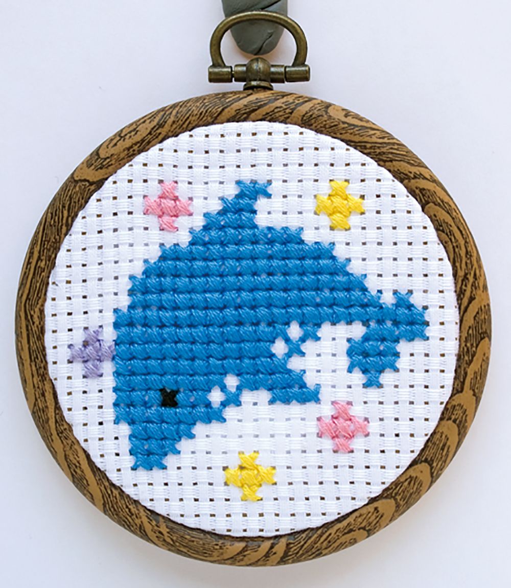 楽天市場】刺しゅうキット クロスステッチ 夏休み イルカ No.7764