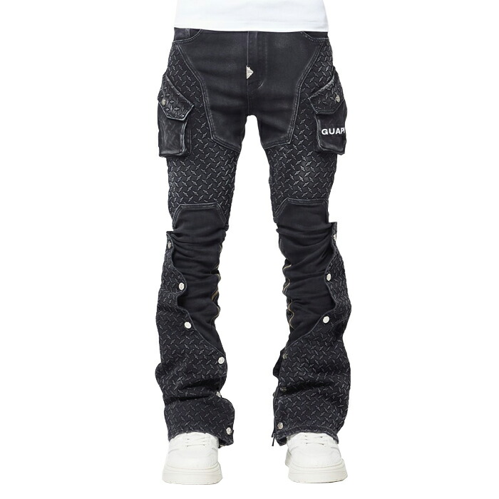 楽天市場】GUAPI グアピ デニムパンツ フレア チェーン ボトムス