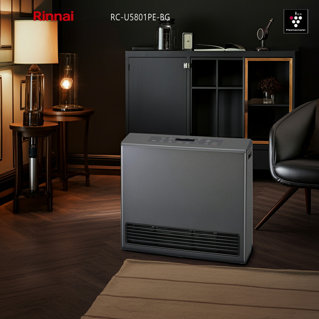 楽天市場】【2025年製】 リンナイ ガスファンヒーター RC-U5801PE-BG