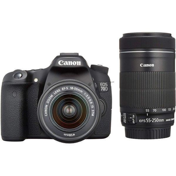 楽天市場】【中古】キヤノン Canon EOS 70D ダブルズームキット EF-S18