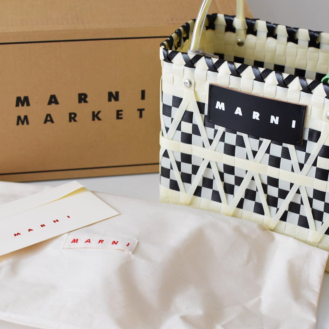 MARNI FLOWER CAFE 】 マルニフラワーカフェ ステンシルバッグ