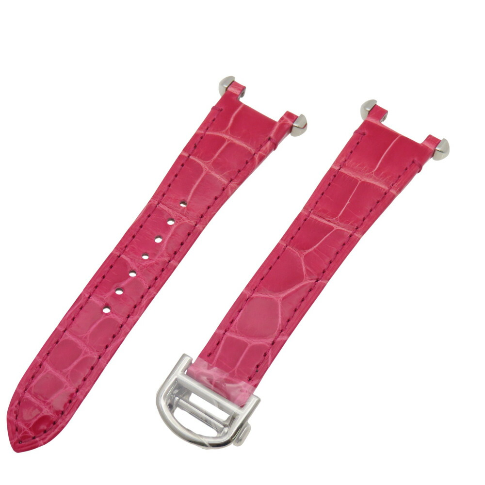 楽天市場】未使用 カルティエ 時計用ベルト 純正 クロコ 赤 レディース