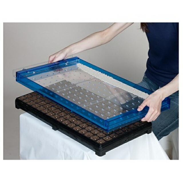 楽天市場】ポット播種器 ポットル PU-200(L) ユープラグトレイ用