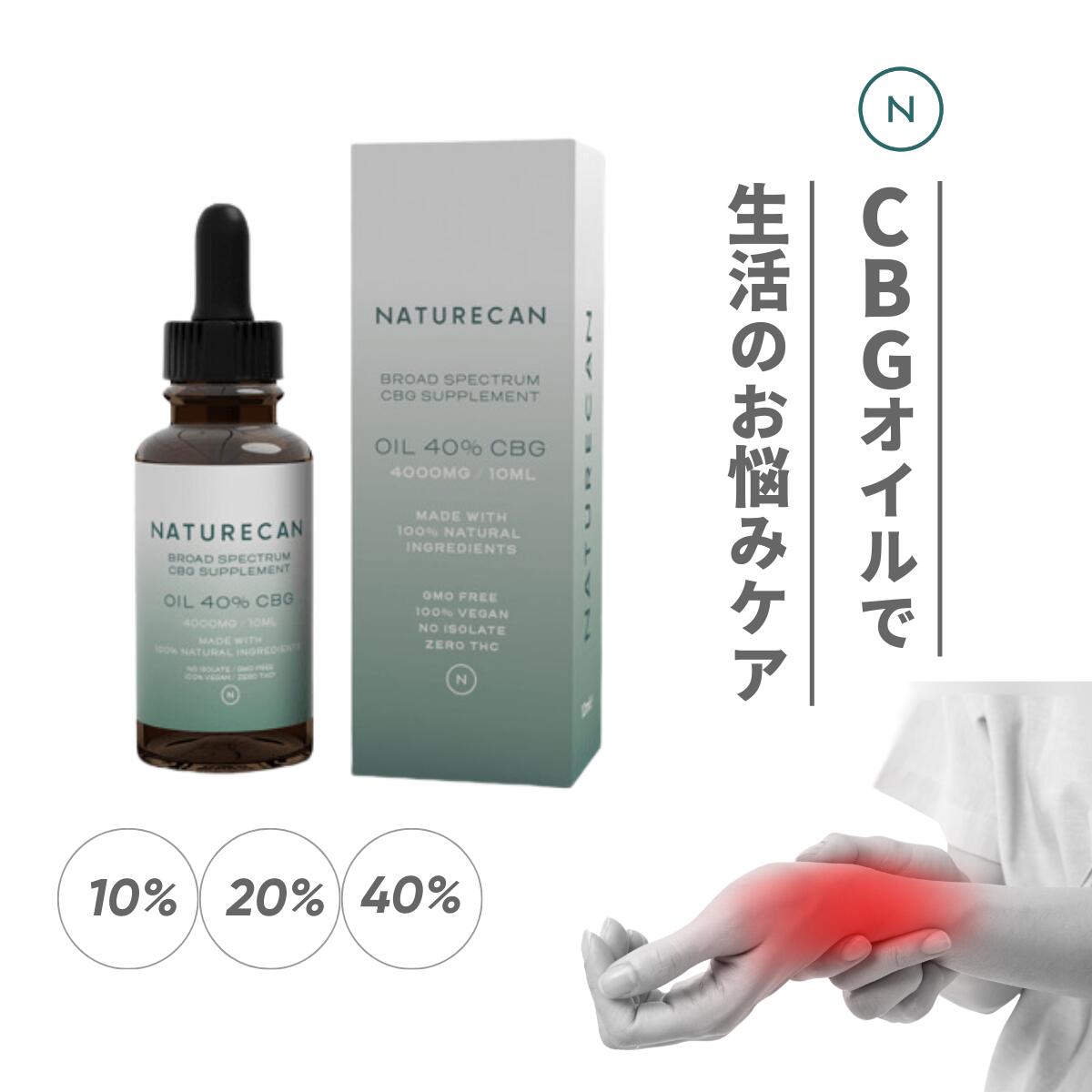 楽天市場】Naturecan 40% CBDオイル 10ml 30ml 4種のフレーバー