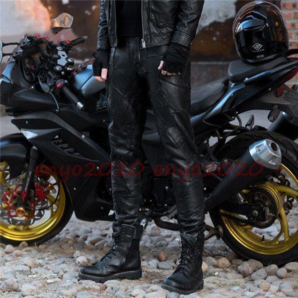 楽天市場】レザーパンツ メンズ ミリタリーチャップス 羊革 パンツ