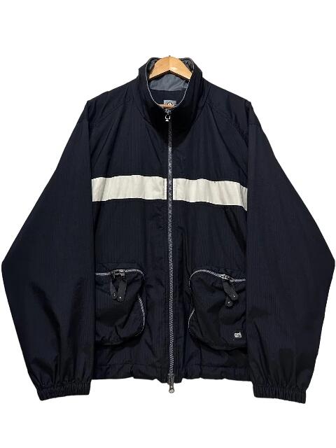 楽天市場】02年製 NIKE ACG Nylon × Fleece Reversible Jacket 黒灰 M