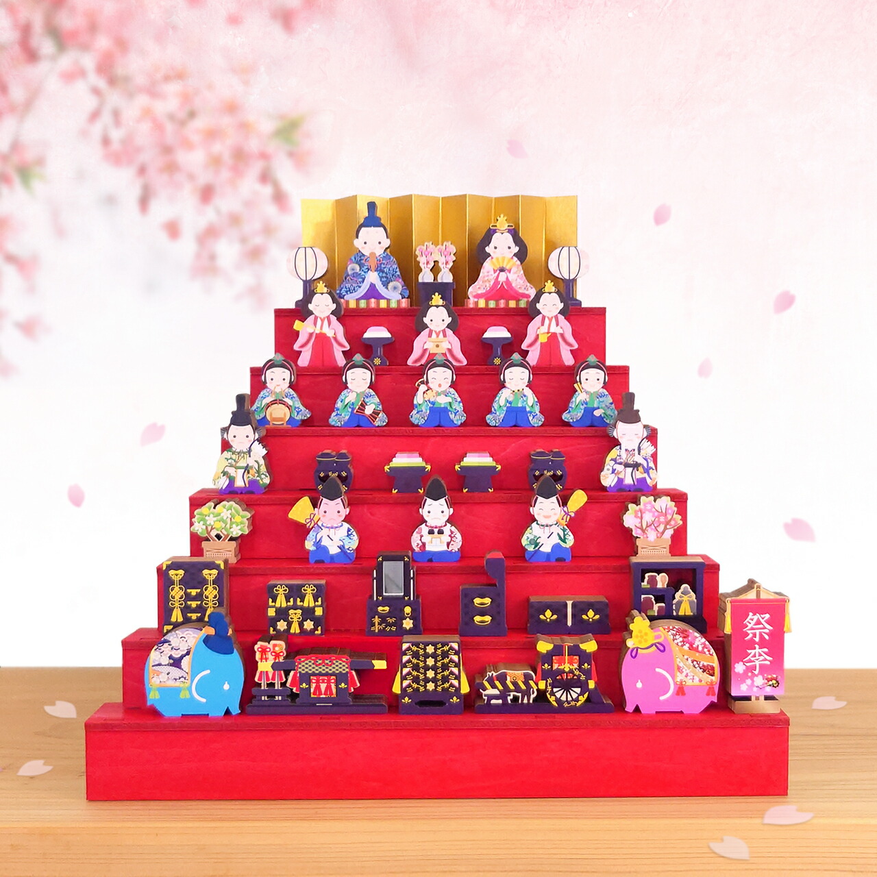 楽天市場】【送料無料】【春色のおひなちゃん・SAKURA 咲く