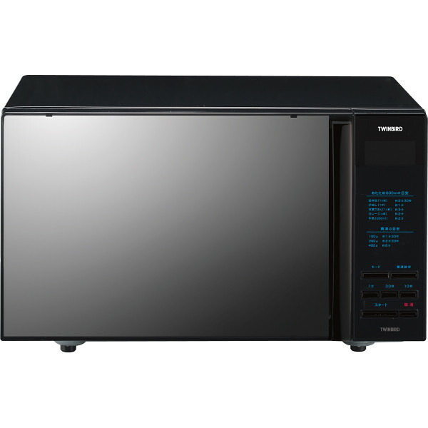 楽天市場】ツインバード 電子レンジ おしゃれ ミラーガラス フラット