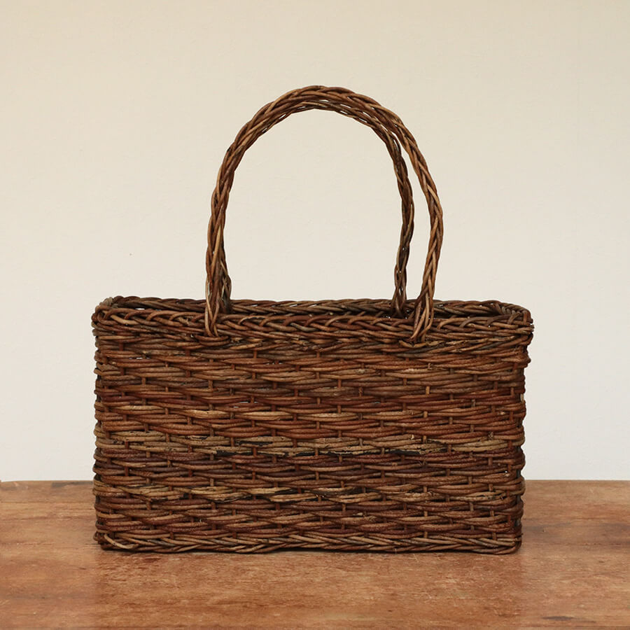 楽天市場】松野屋 あけび ホラ編胴張 手提げかご 青森県の 良質な