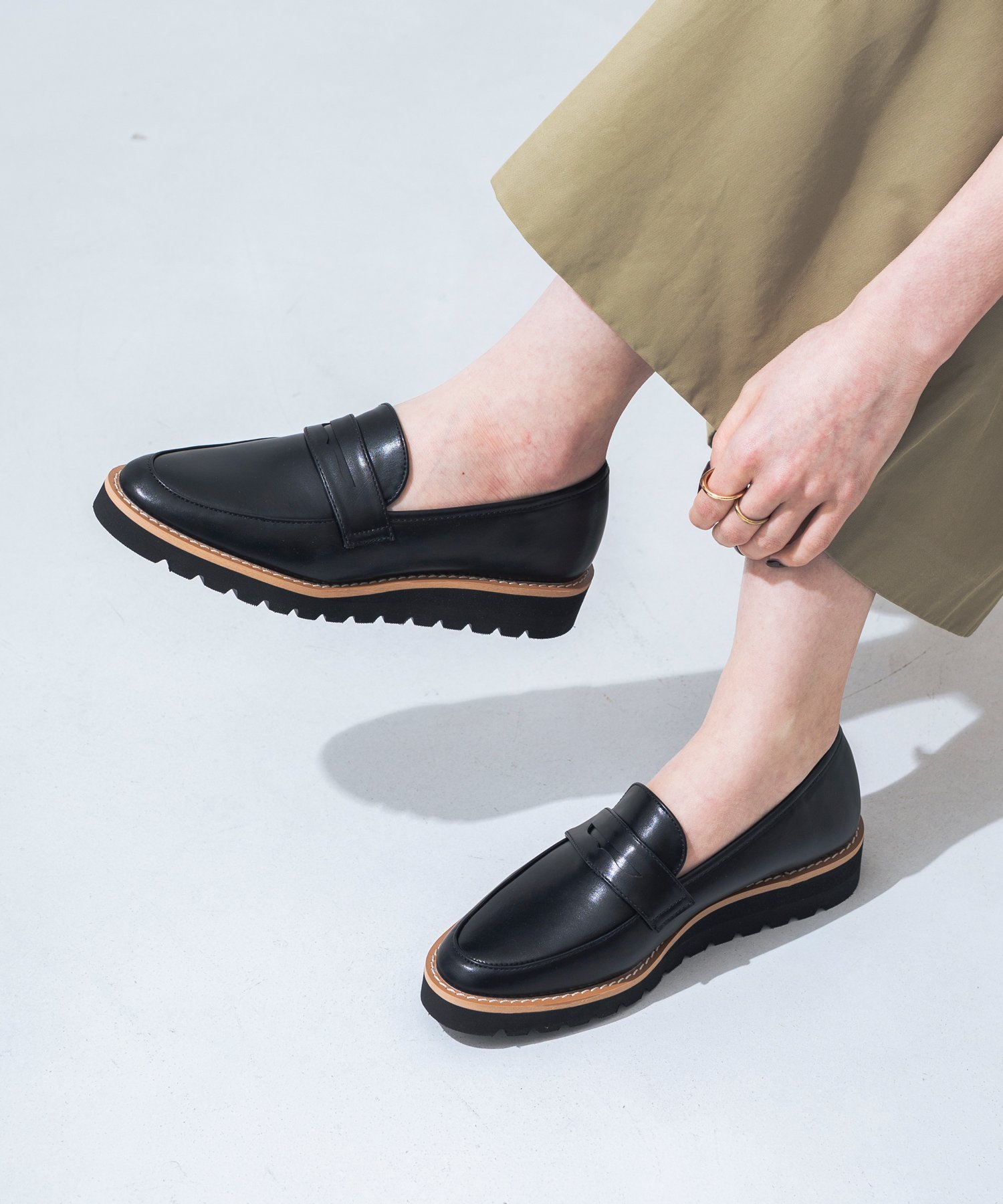 楽天市場】【Mazell】トラックソールビットローファー Mazell バン