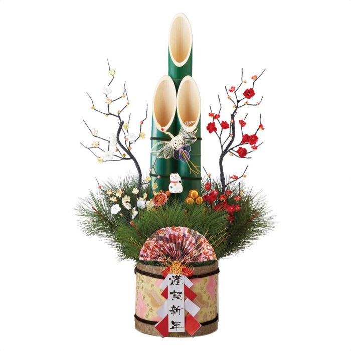 みゅみゅ さま リクエスト品 門松 お正月 竹 青竹 藁付き門松とお正月