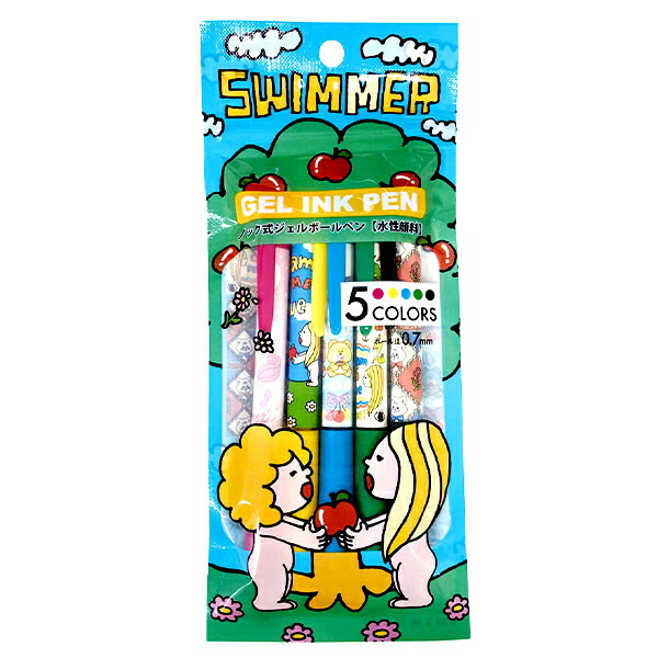 楽天市場】SWIMMER スイマー ゲルペン 5本 セット アダムとイブ