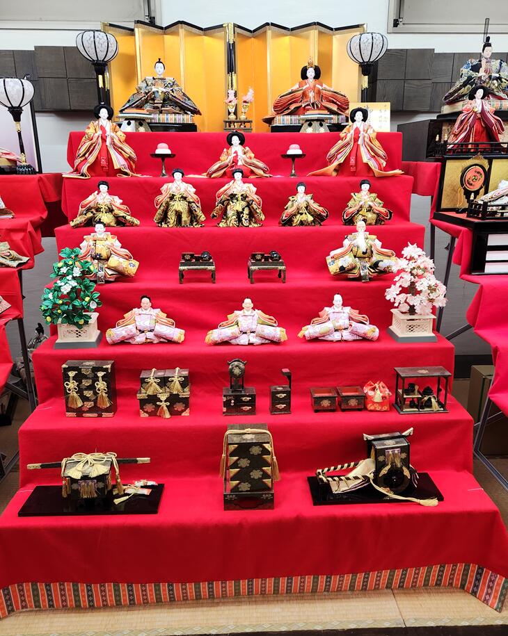 まこちゃんさん専用】東玉作 「王朝絵巻」 大宮人飾り 七段飾り 内閣