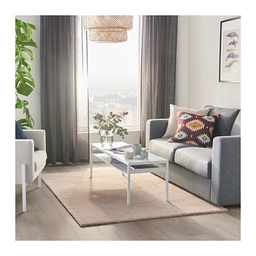 IKEA - イケア -】STOENSE -ストエンセ- ラグ パイル短 オフホワイト