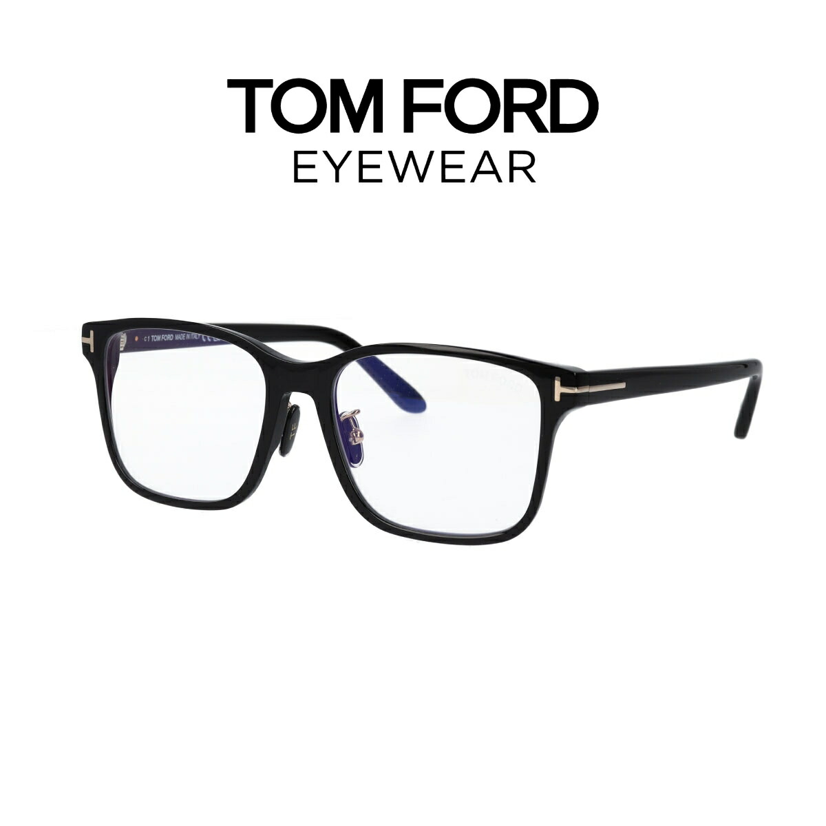 楽天市場】TOM FORD トムフォード メガネ スクエア型 眼鏡 ブルー