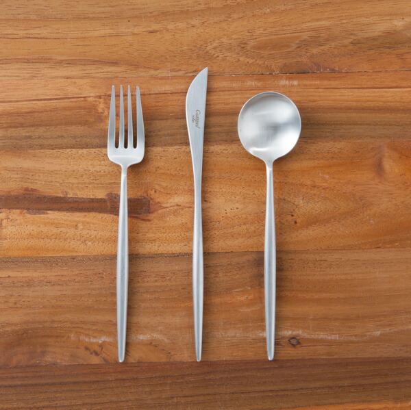 楽天市場】□クチポール ムーン シルバー ディナーセット 3PCS （箱