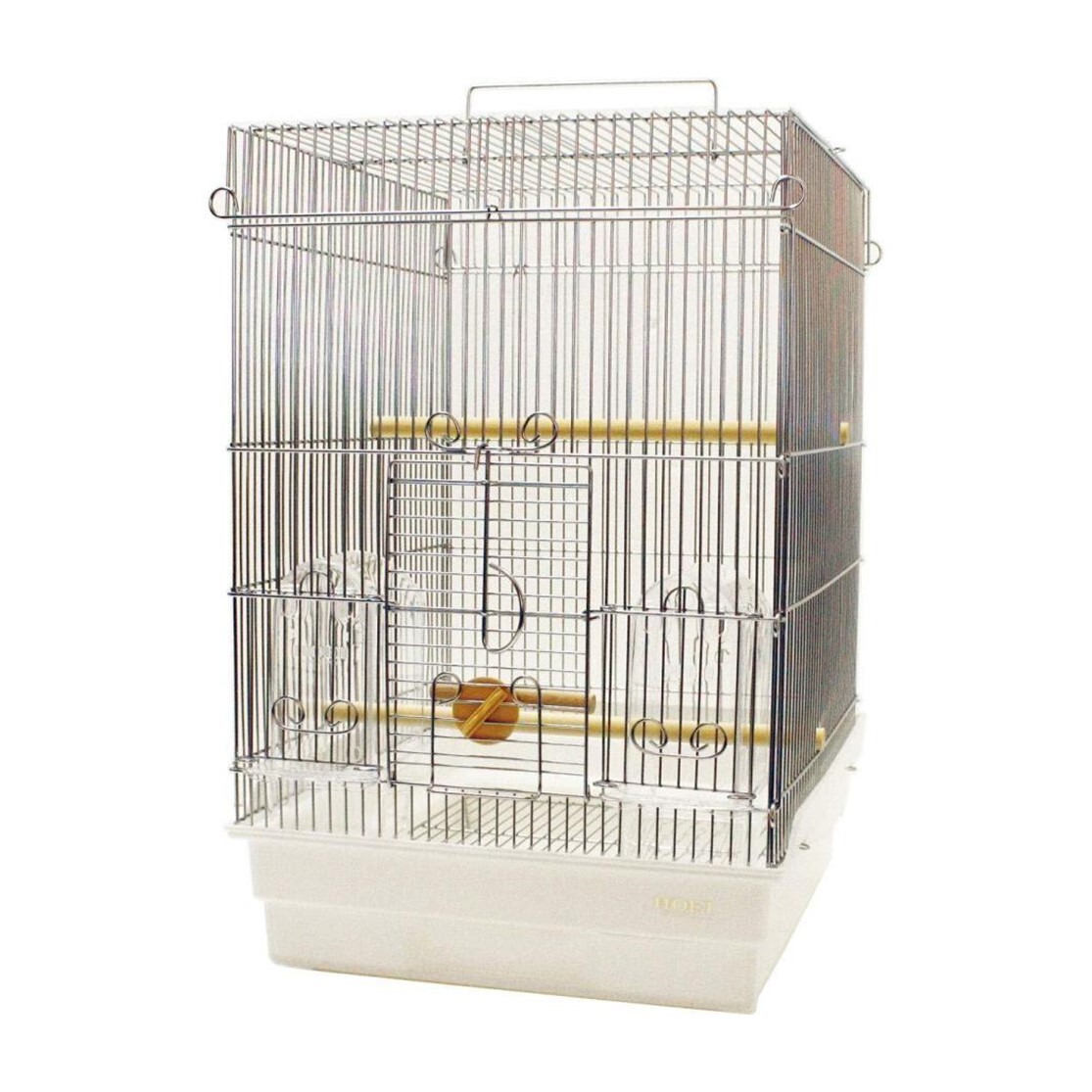 楽天市場】ホーエイ 35手のり ステンレス 白底hoei 35 手 のり 鳥かご