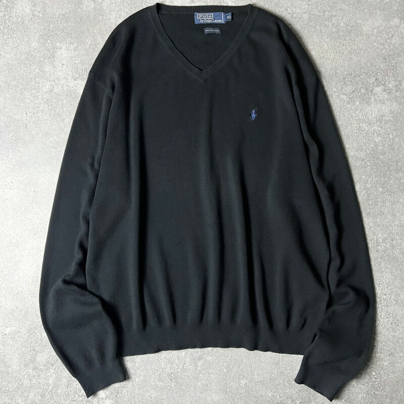 楽天市場】90s POLO RALPH LAUREN ラムウール ニット ポロシャツ S